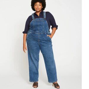 Universal Standard Casey Classic Denim Overalls, True Blue